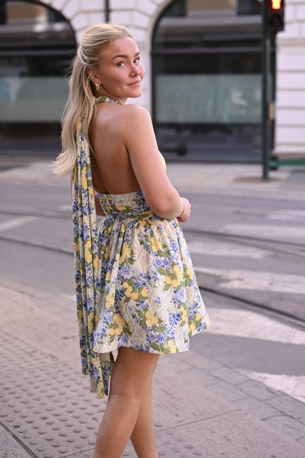 Liora Dress Lemon aop