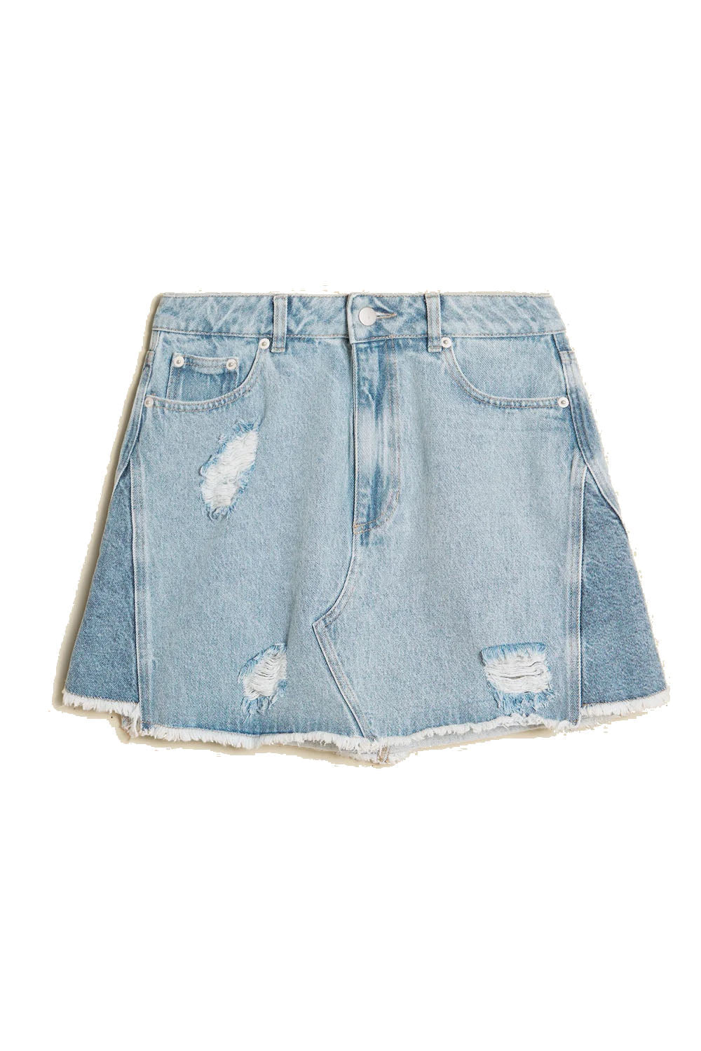 Louisa Short Denim Skirt Lt. Blue Mix