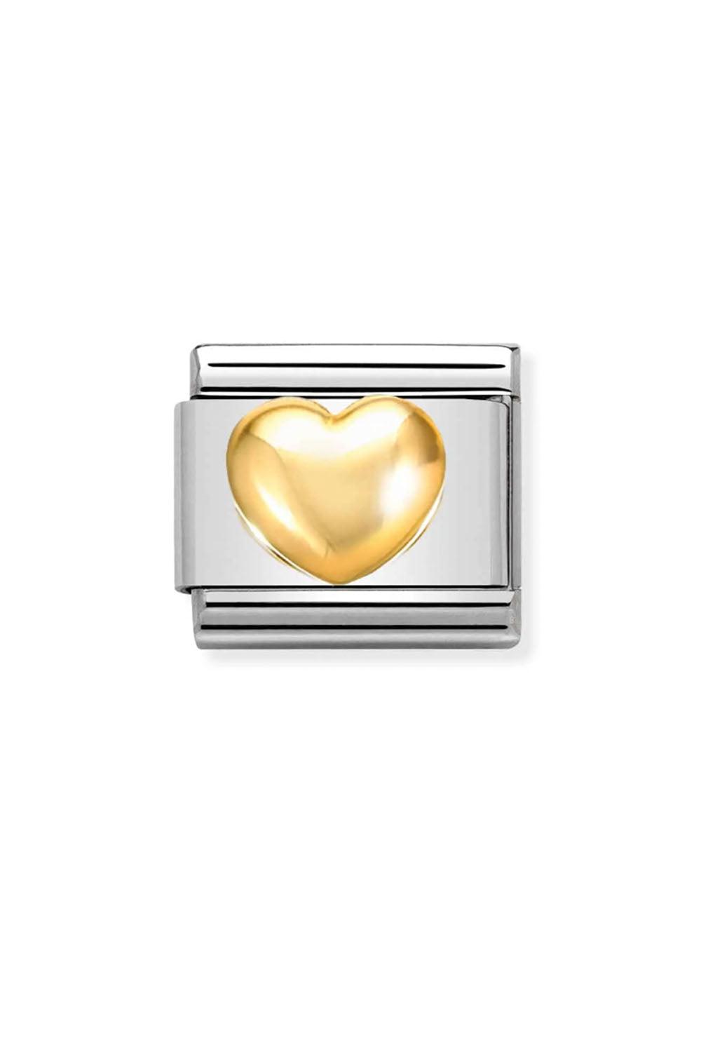 Love 18k Gold Raised heart