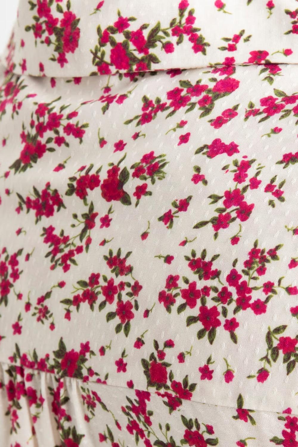 Lu Lu Blouse Berry Print