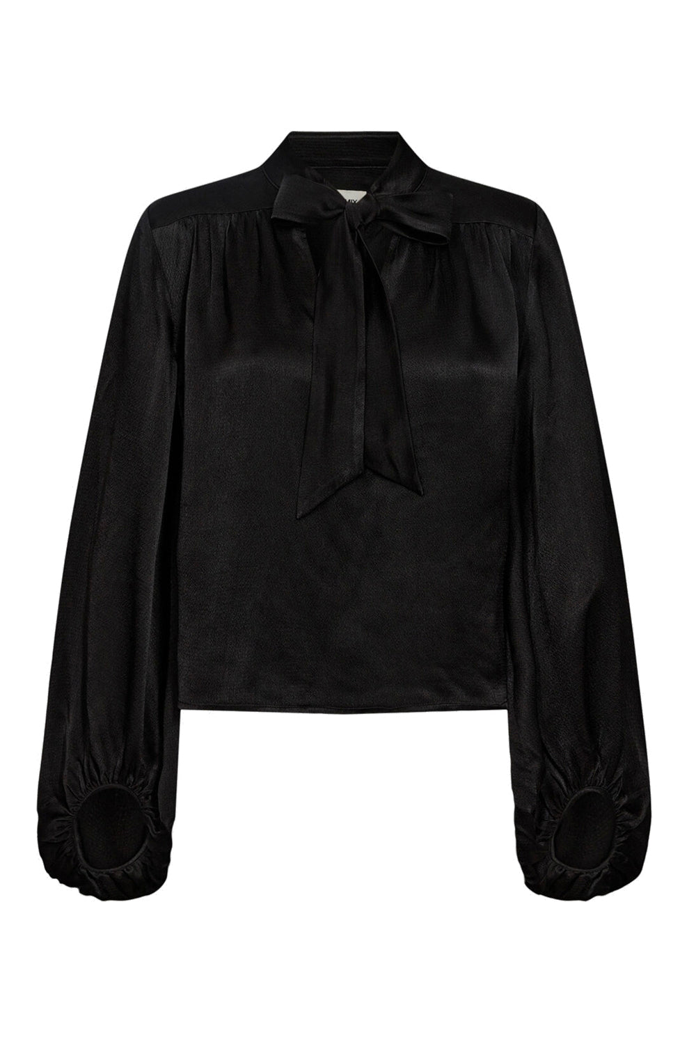 Lucille Bow Blouse Black