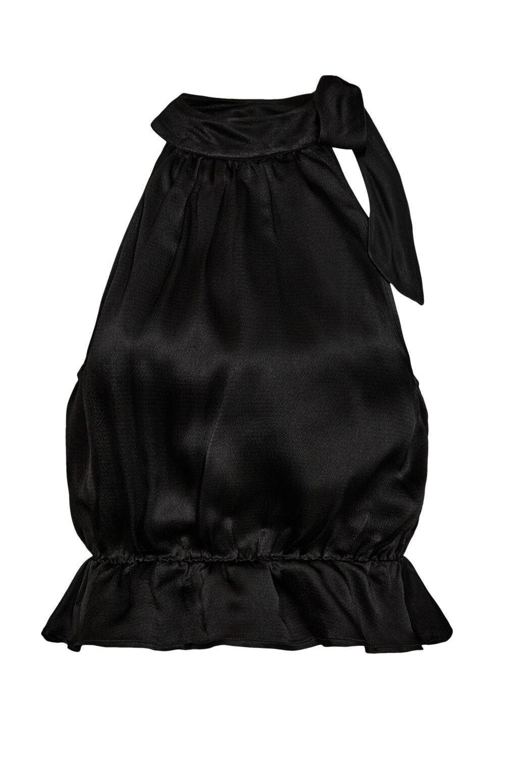 Lucille Bow Top Black