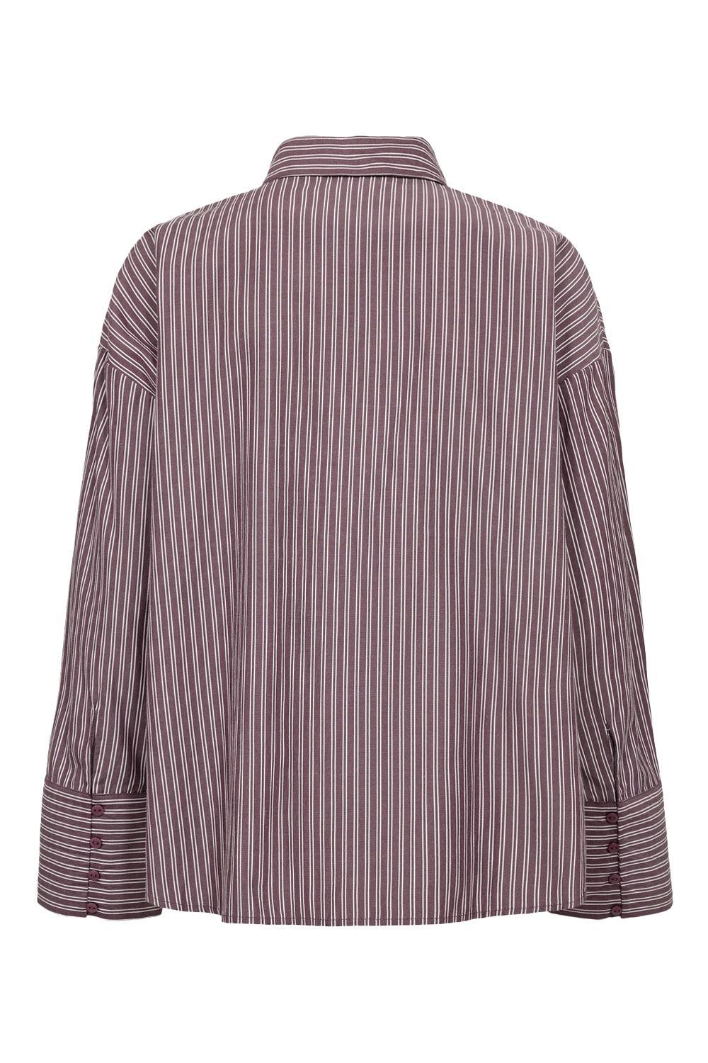 Luka Shirt Boredeaux White