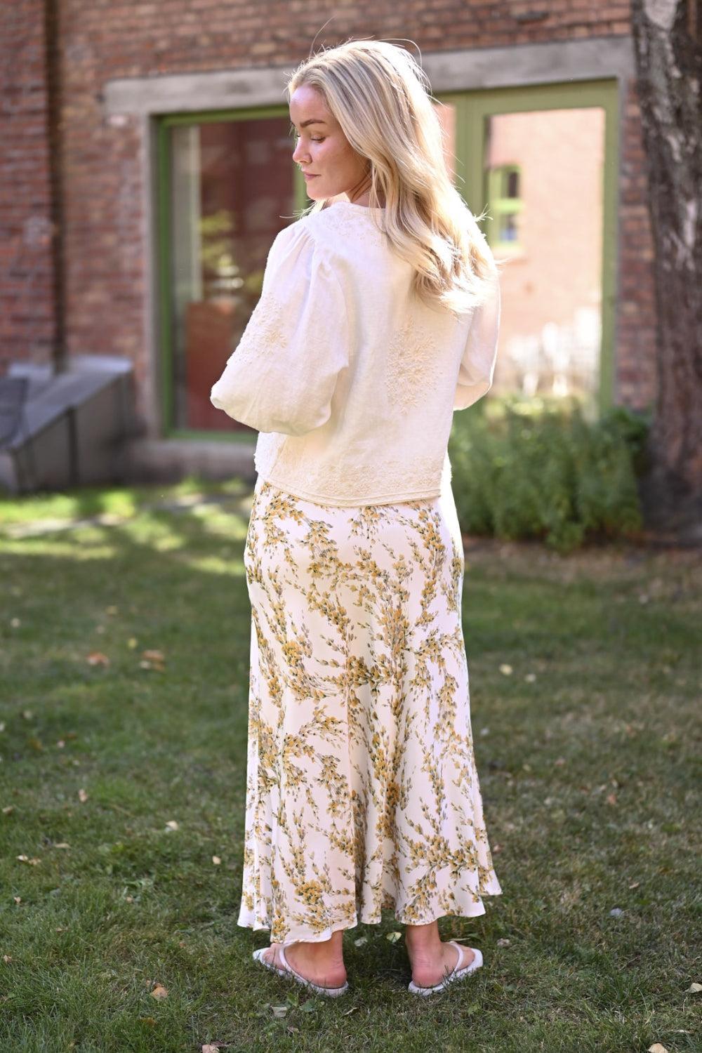 Lune Skirt Yellow Mimosa