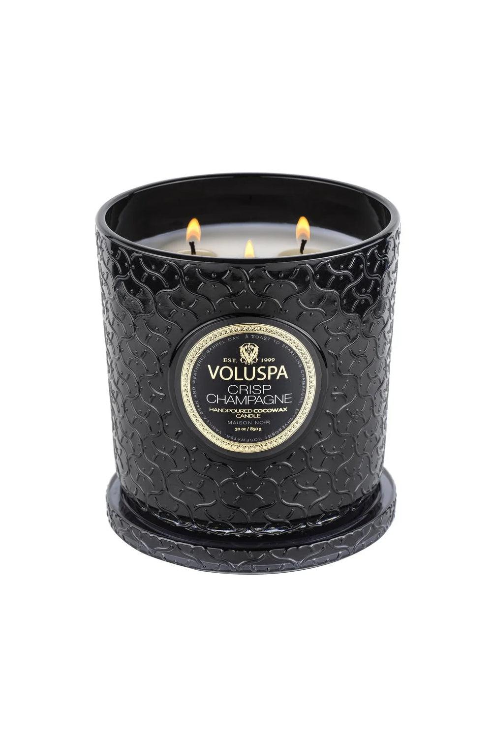 Luxe Jar Candle 850g Crisp Champagne