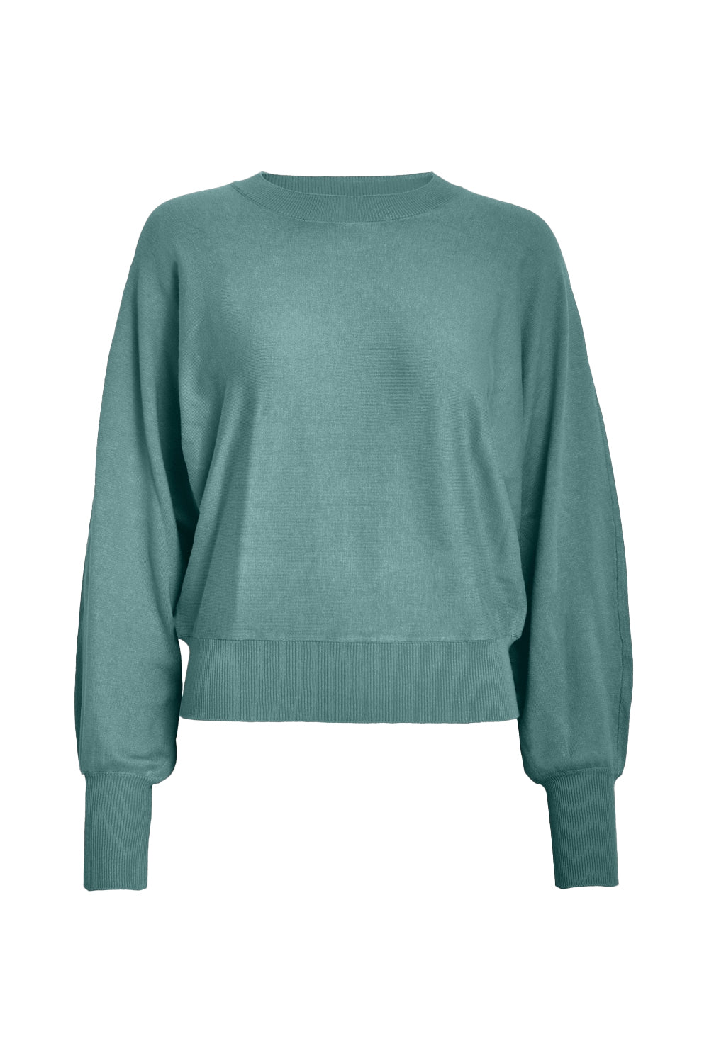 MSDana Bat Sleeve Knit Pullover North Atlantic Mel
