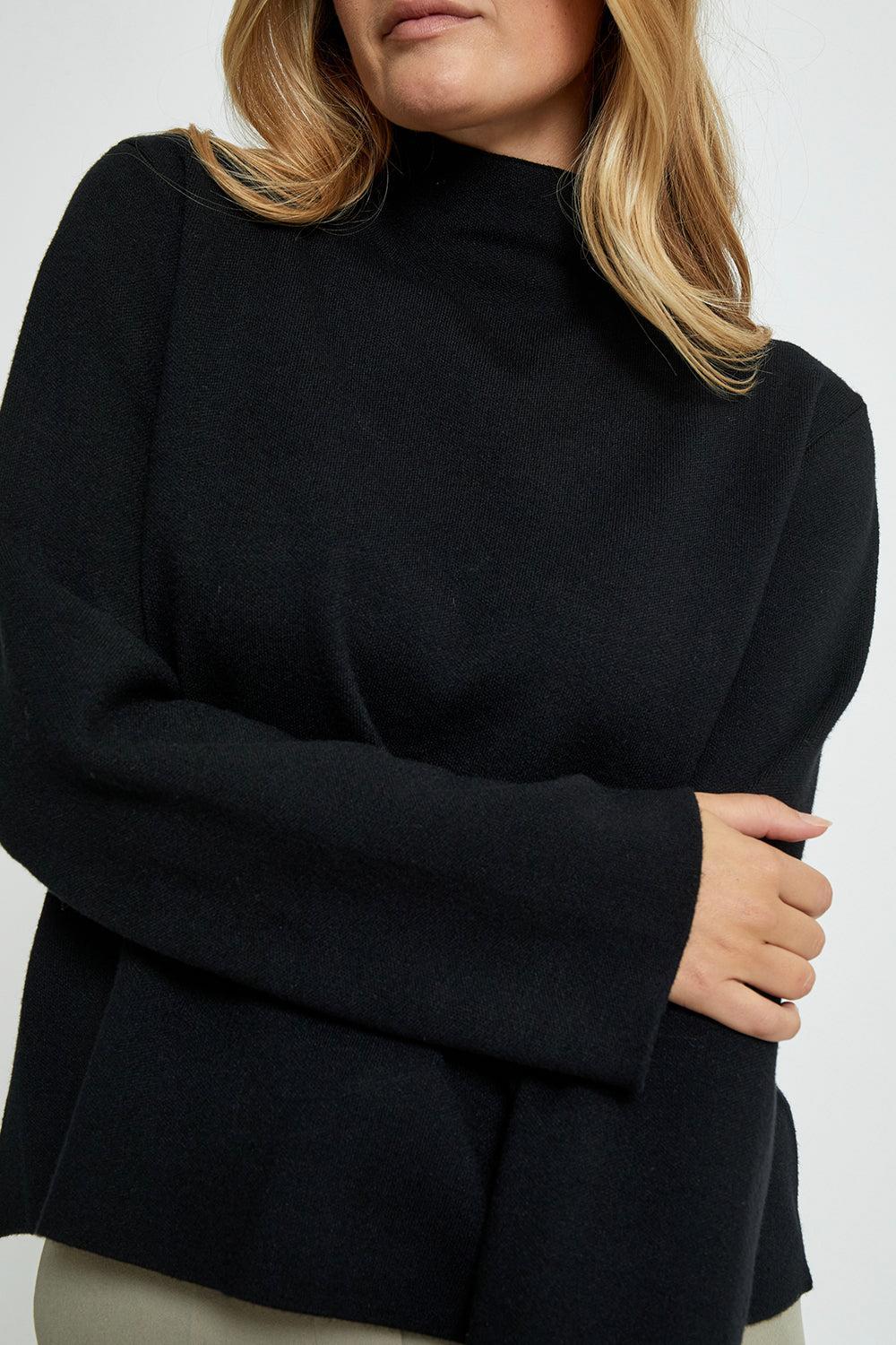 MSLupi High Neck Knit Black
