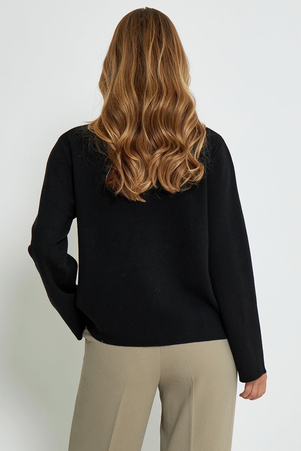 MSLupi High Neck Knit Black