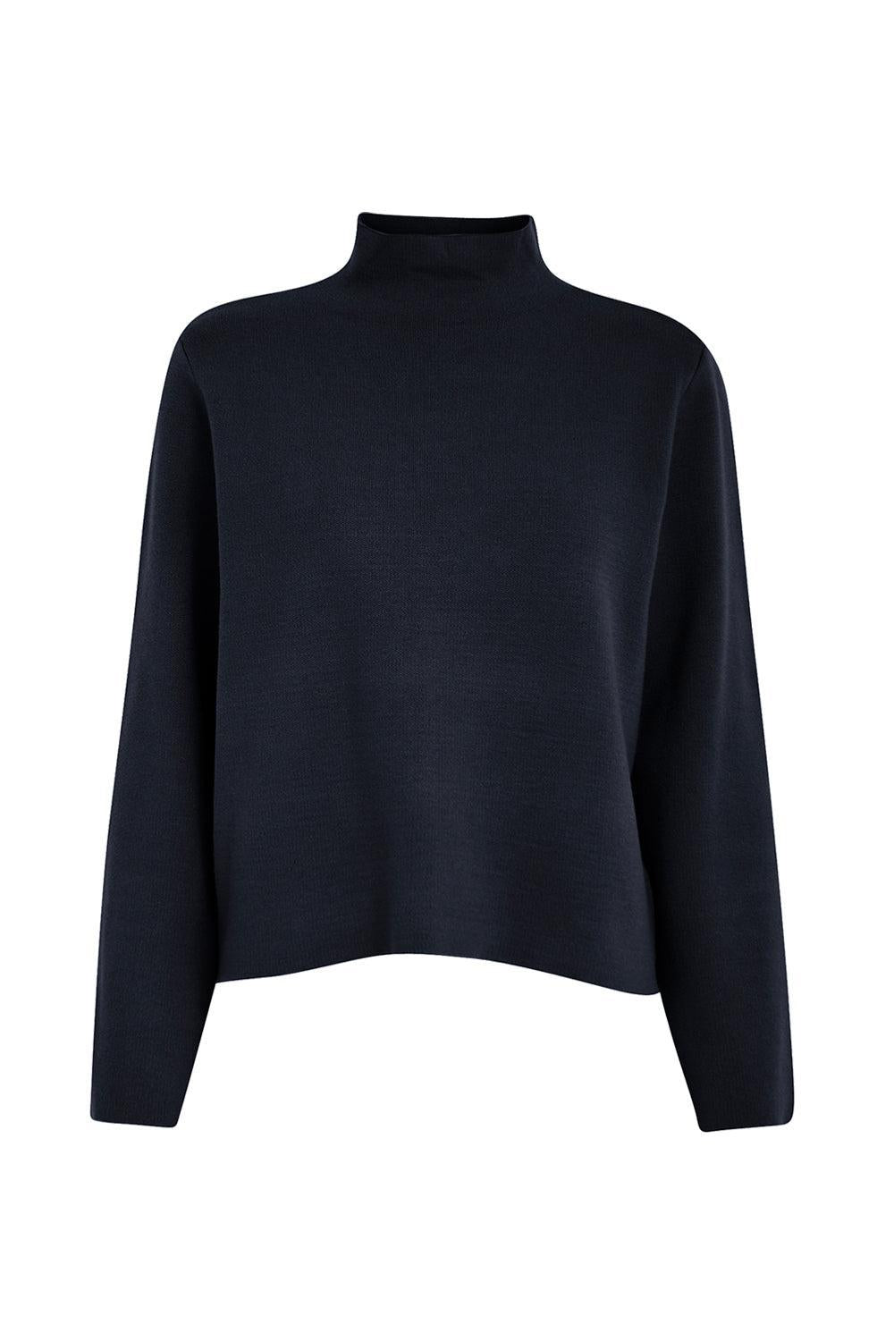 MSLupi High Neck Knit Sky Captain