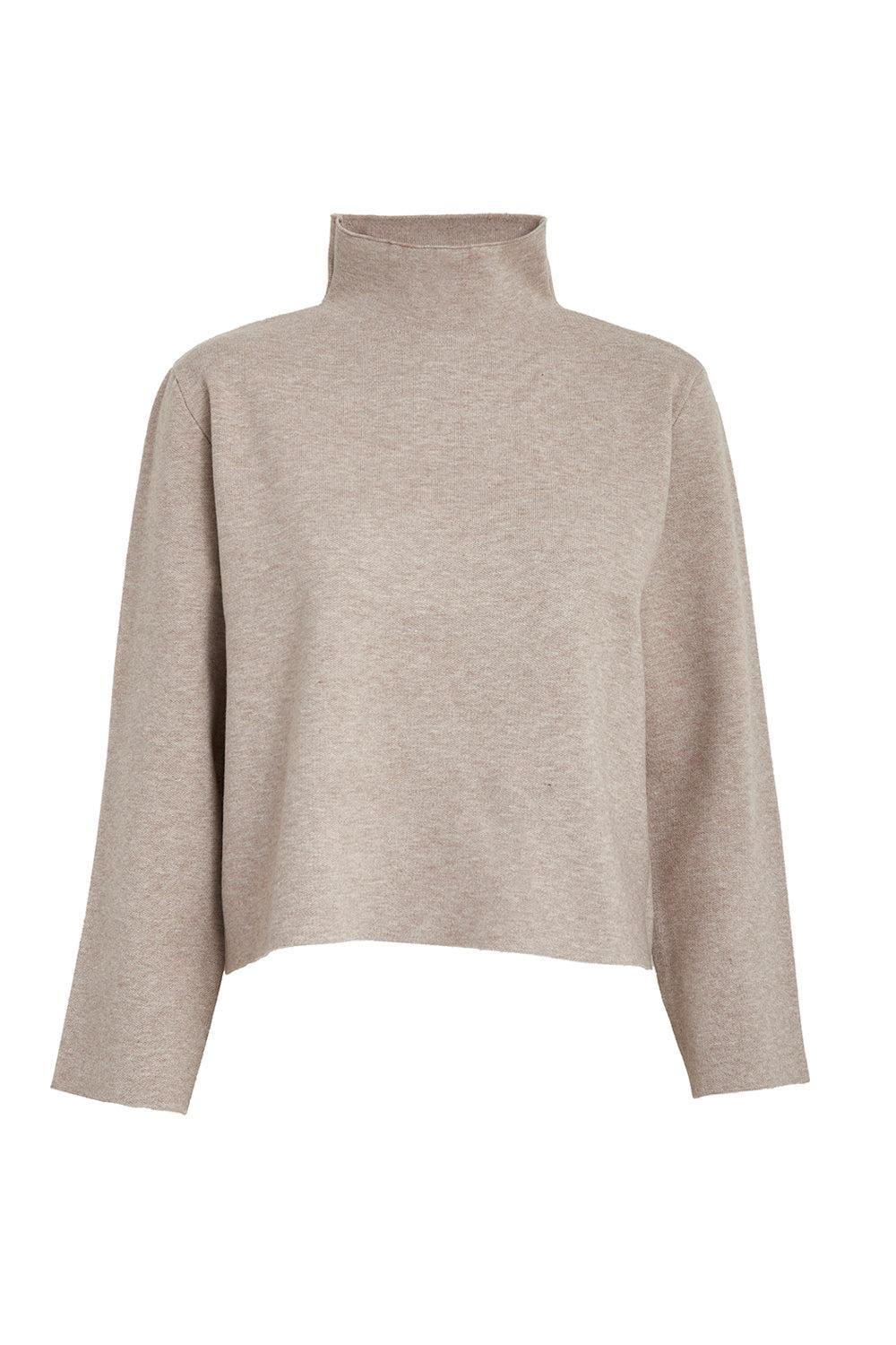MSLupi High Neck Knit String Melange