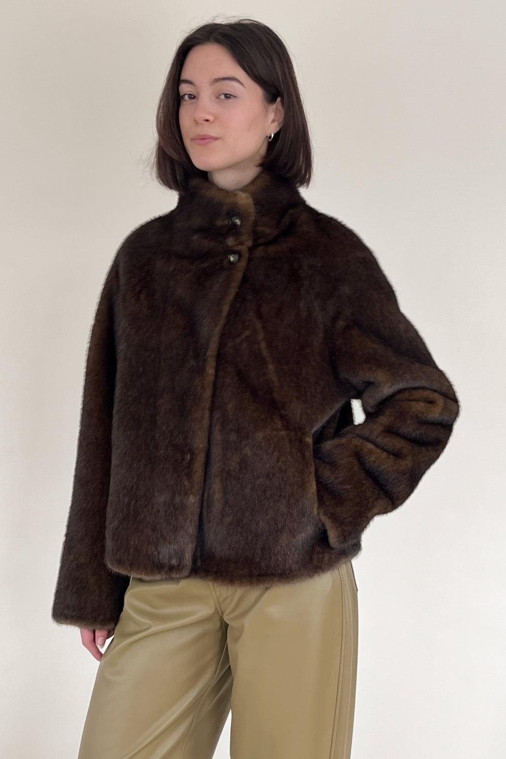 Mallow Faux Mink Chocolate