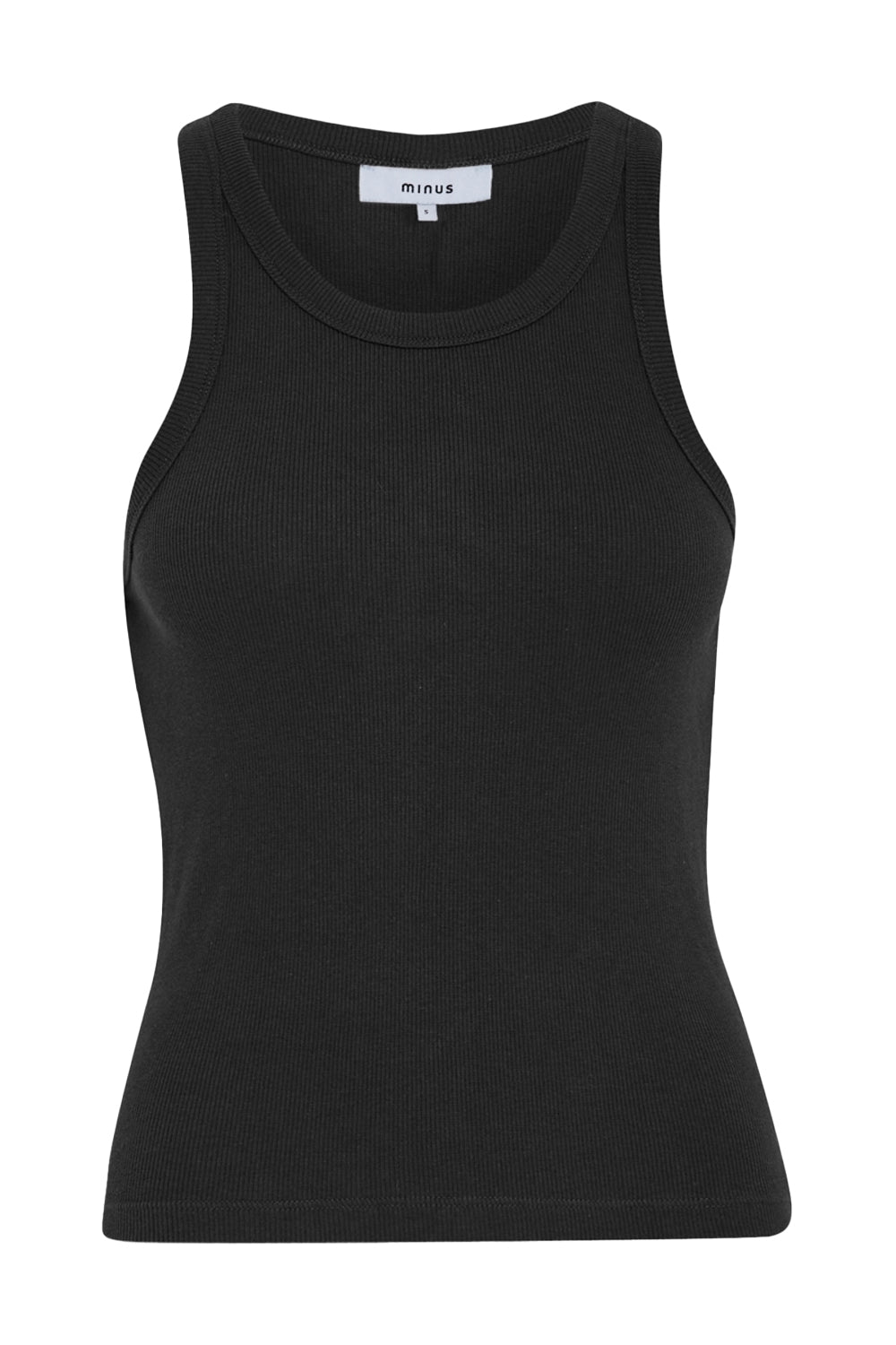 Maluna GOTS Rib Top Black