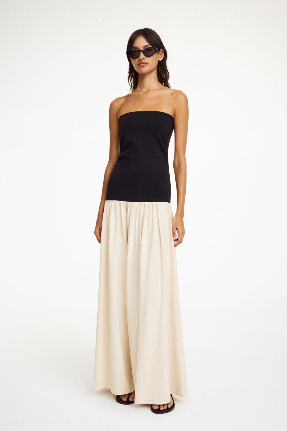 Marciella Maxi Dress Oyster Gray