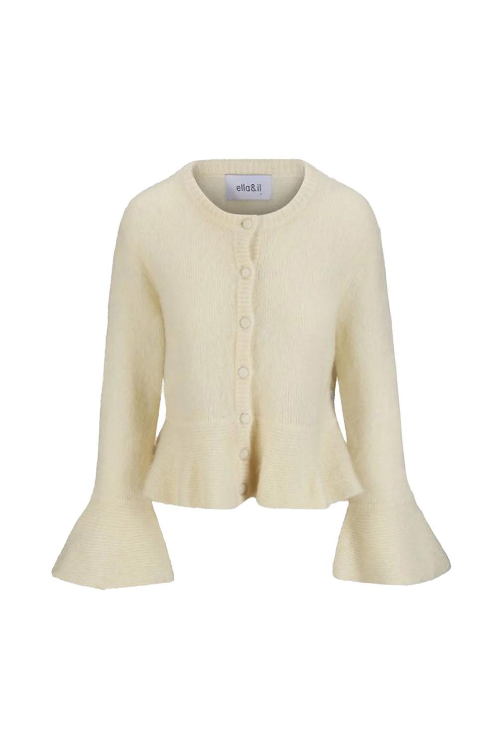 Maren Chunky Cardigan Bright White