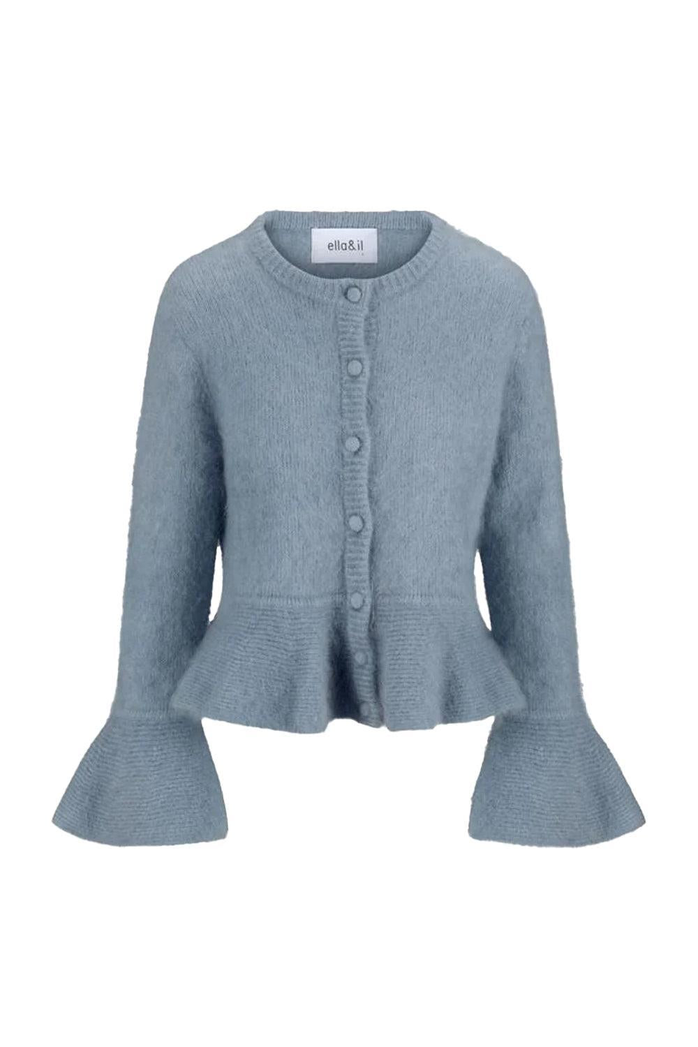 Maren Chunky Cardigan Denim Blue