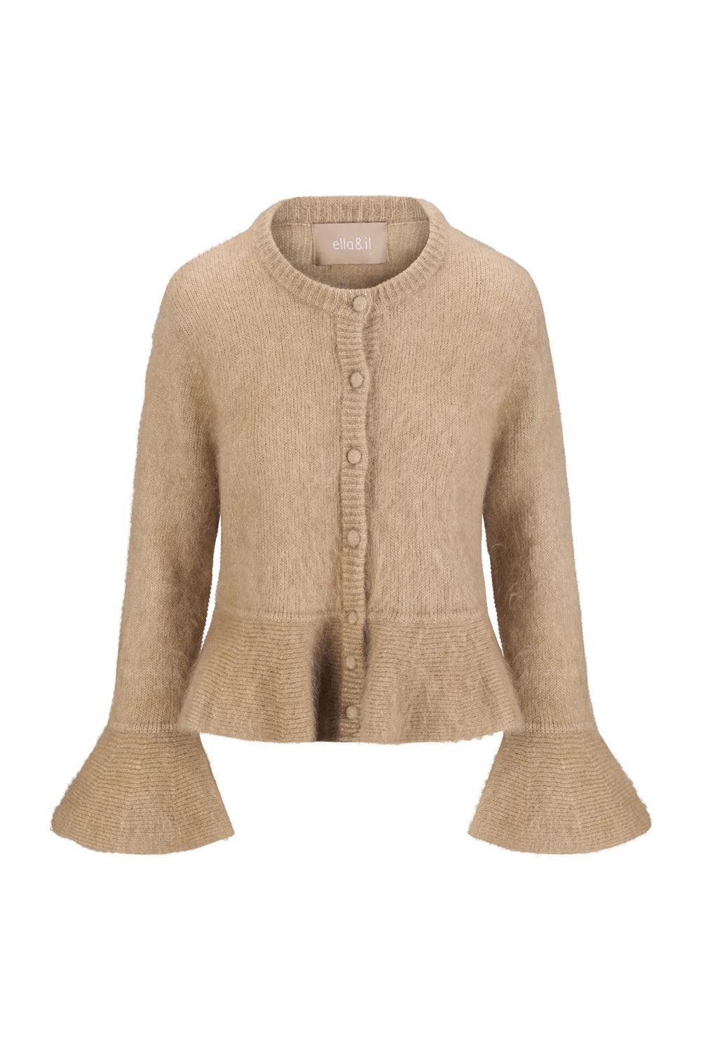 Maren Chunky Cardigan Hazel Beige