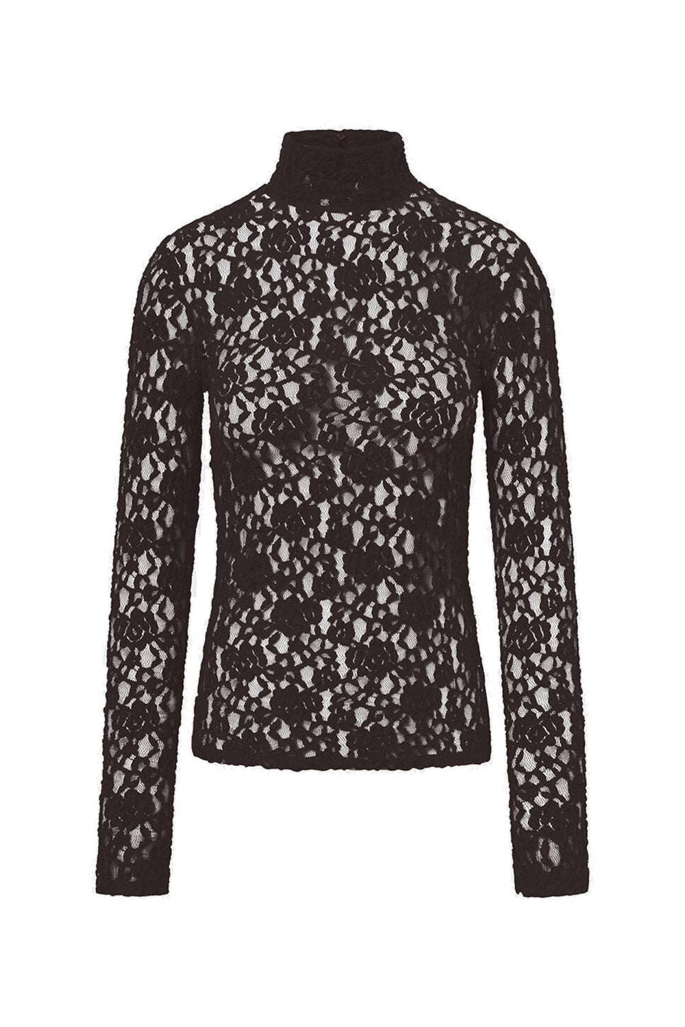 Mariana Lace Top Mocha Brown