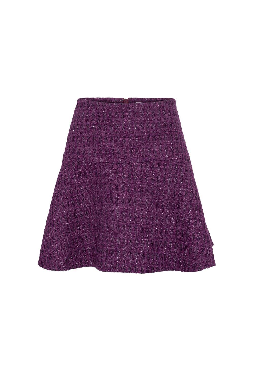 Maven Mini Skirt Burgundy