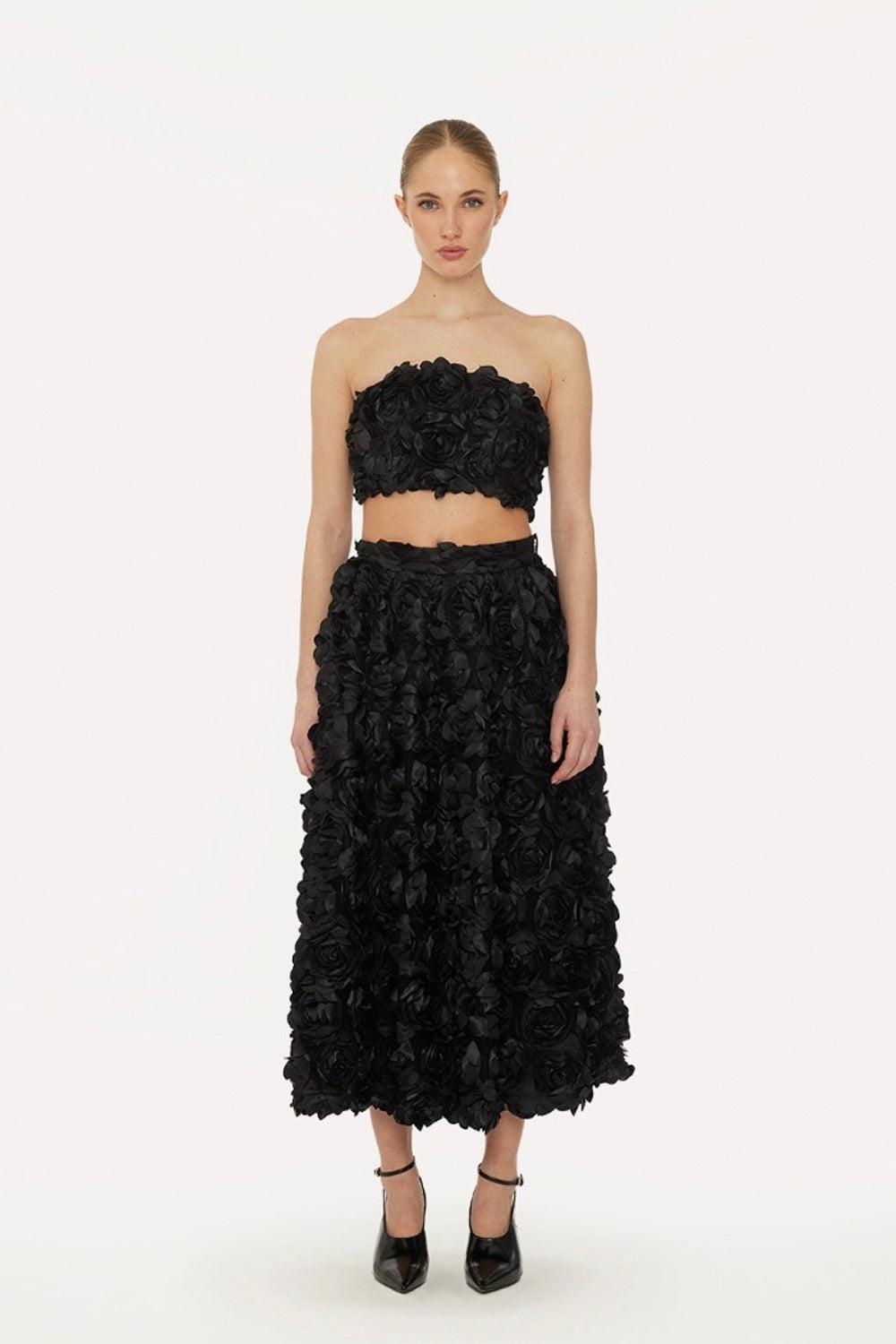 Maxi Sun Skirt Black