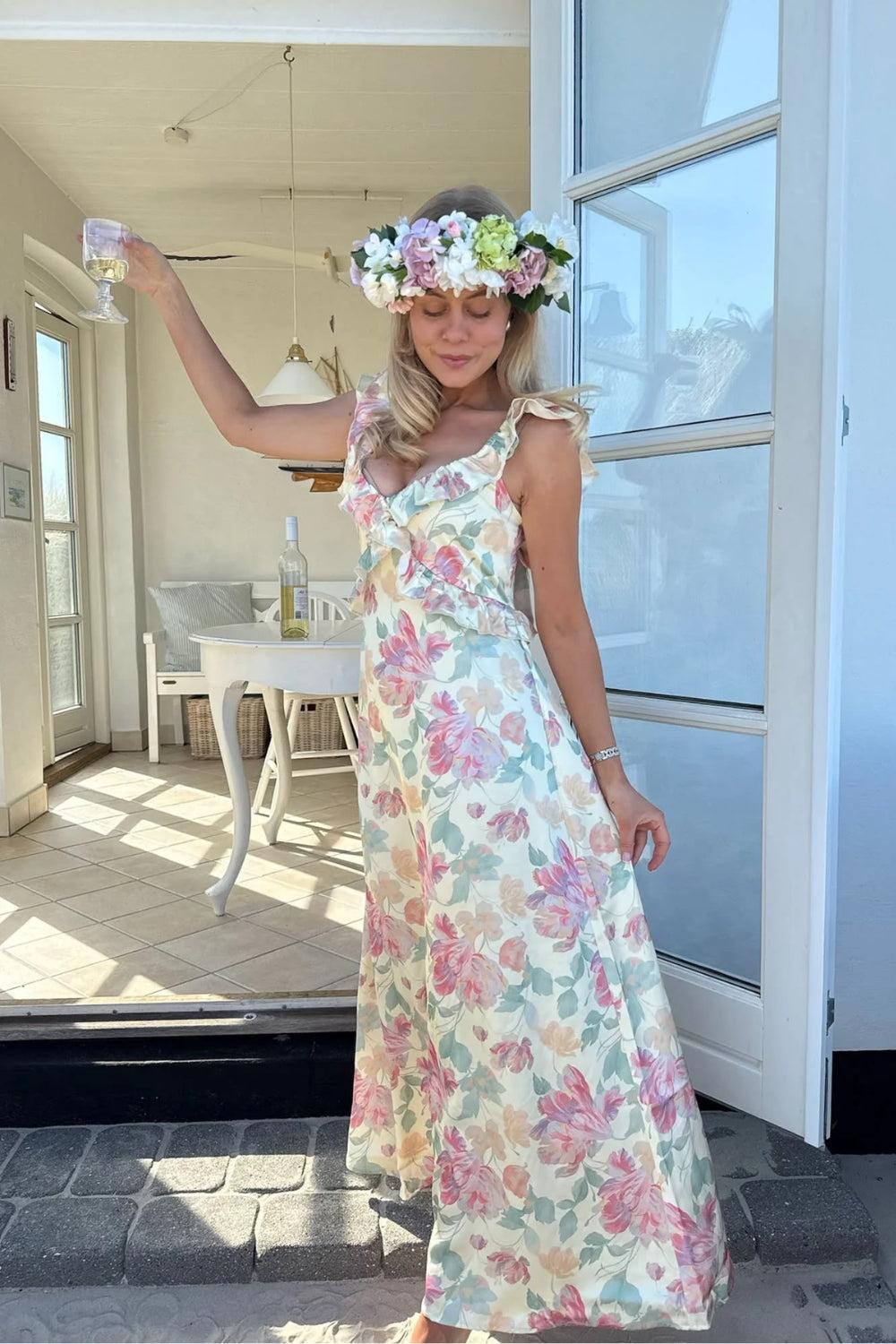 MelbaIC Dress Pastel Garden