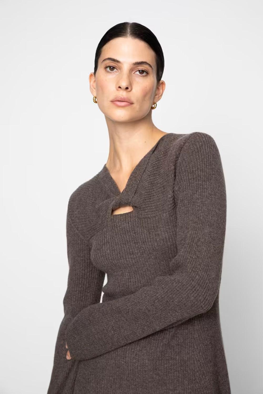 Melody Knit Dark Taupe