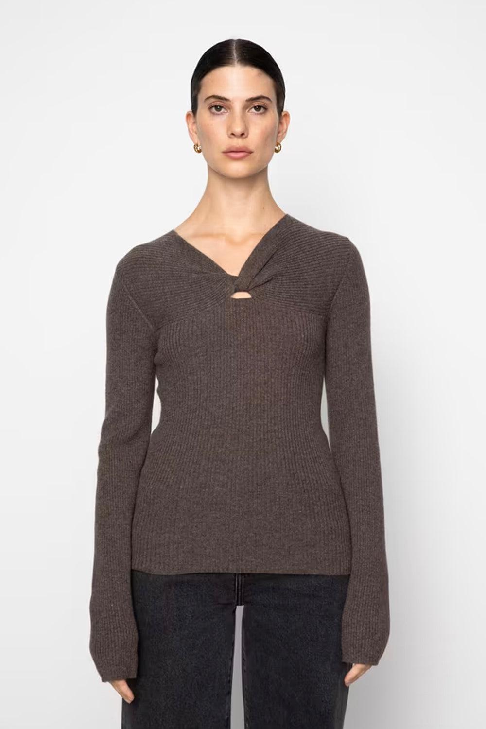 Melody Knit Dark Taupe