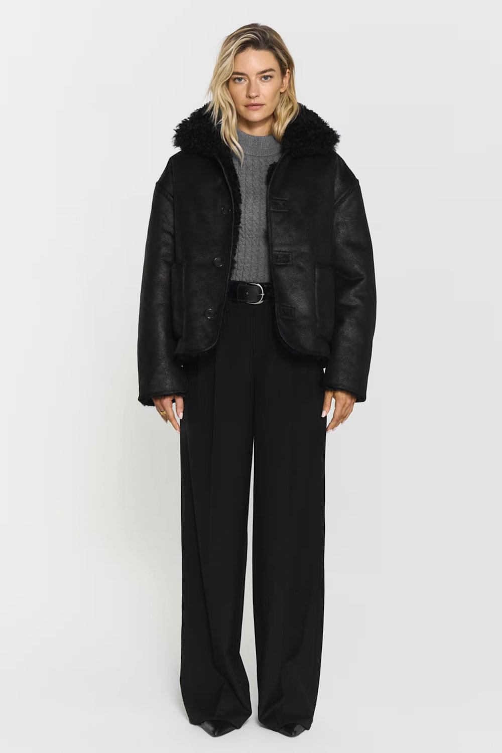 Mia Reversible Jacket Black