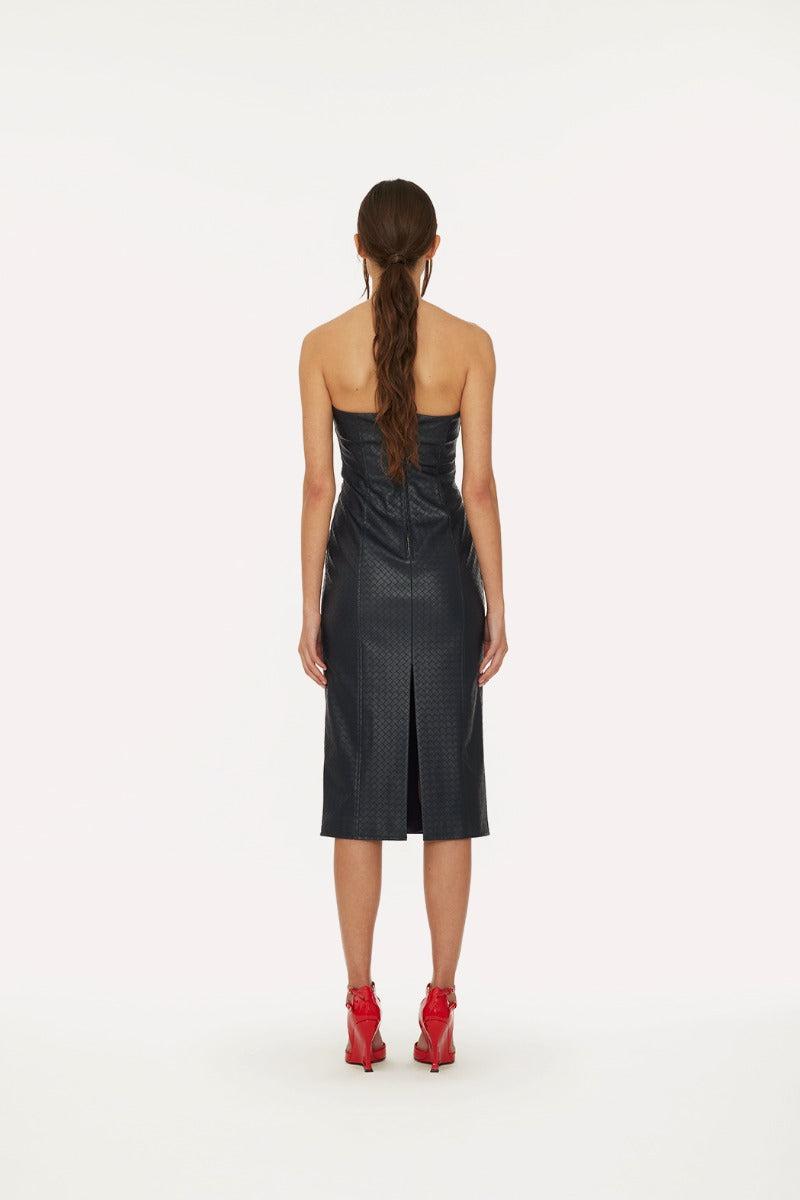 Midi Braided Dress Sky Captain