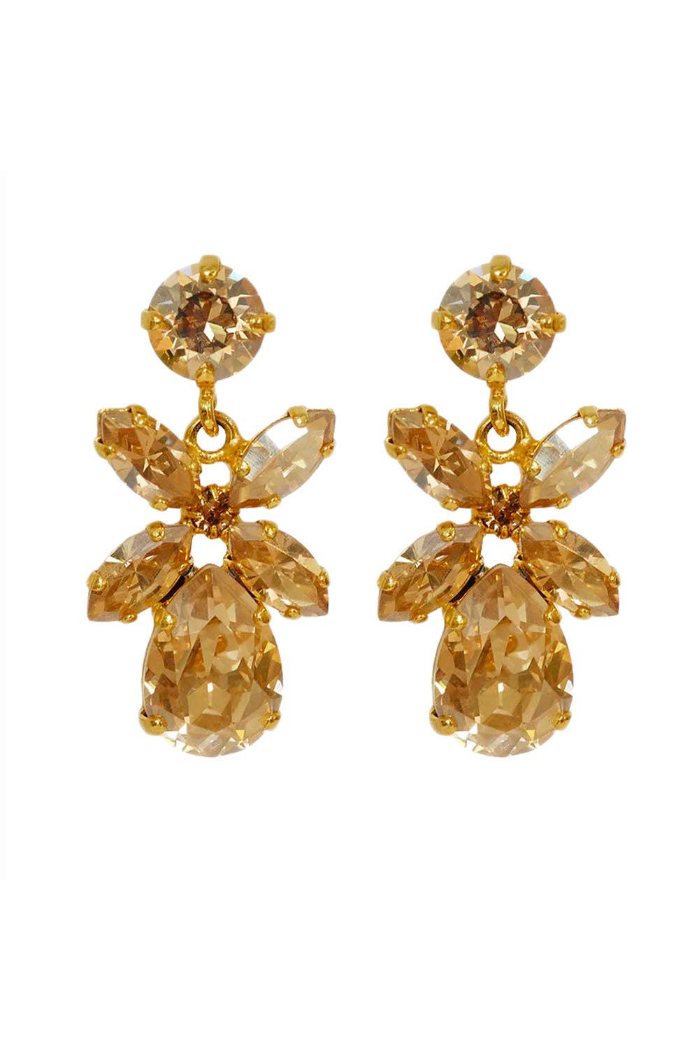 Mini Dione Earring Gold Golden Shadow