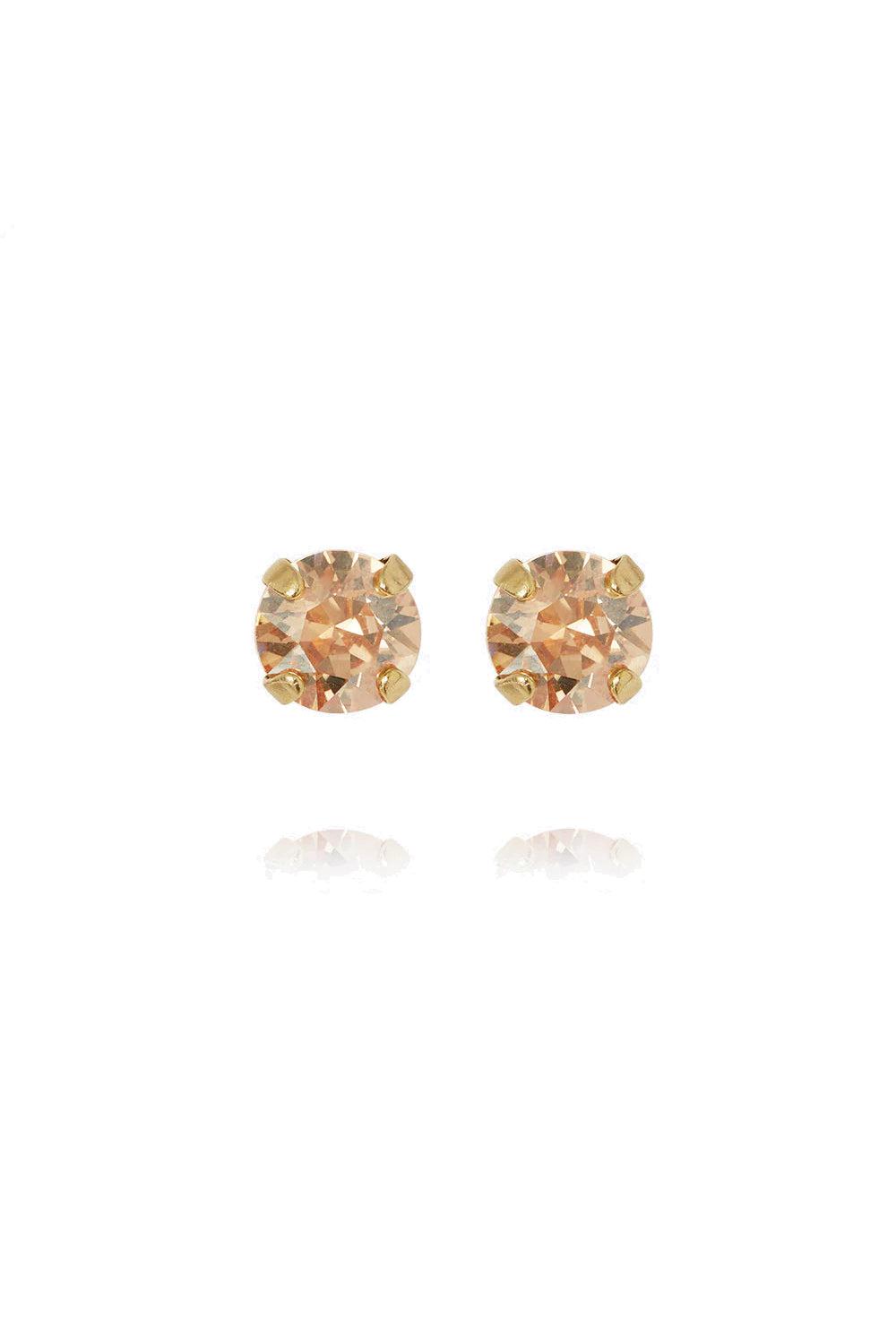 Mini Stud Earrings Golden Shadow