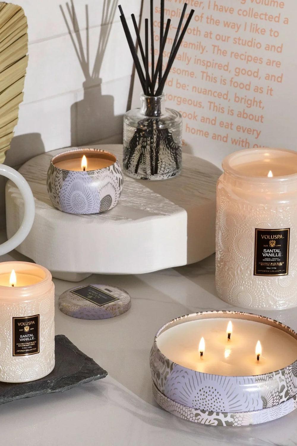 Mini Tin Candle Santal Vanille