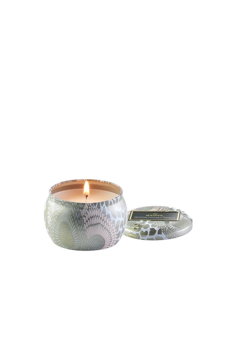 Mini Tin Candle Tahitian Coconut Vanilla 113g