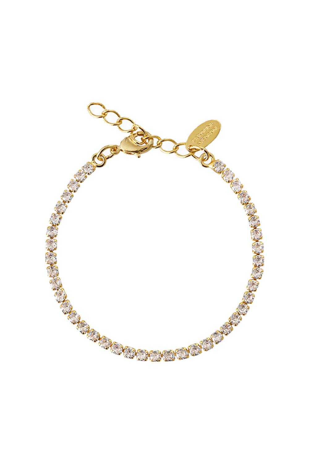 Mini Zara Bracelet Gold Crystal