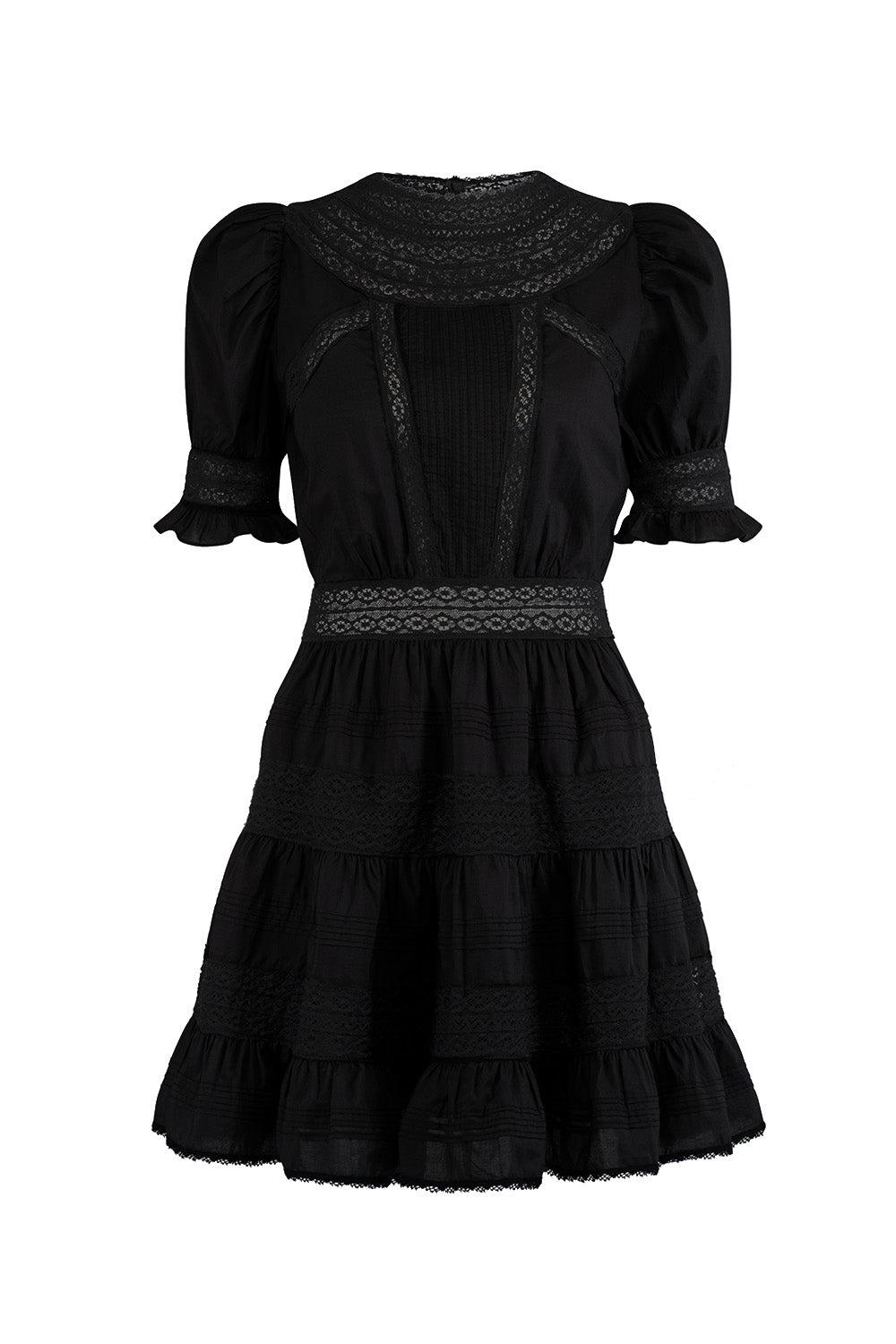 Mio Short Dress Black