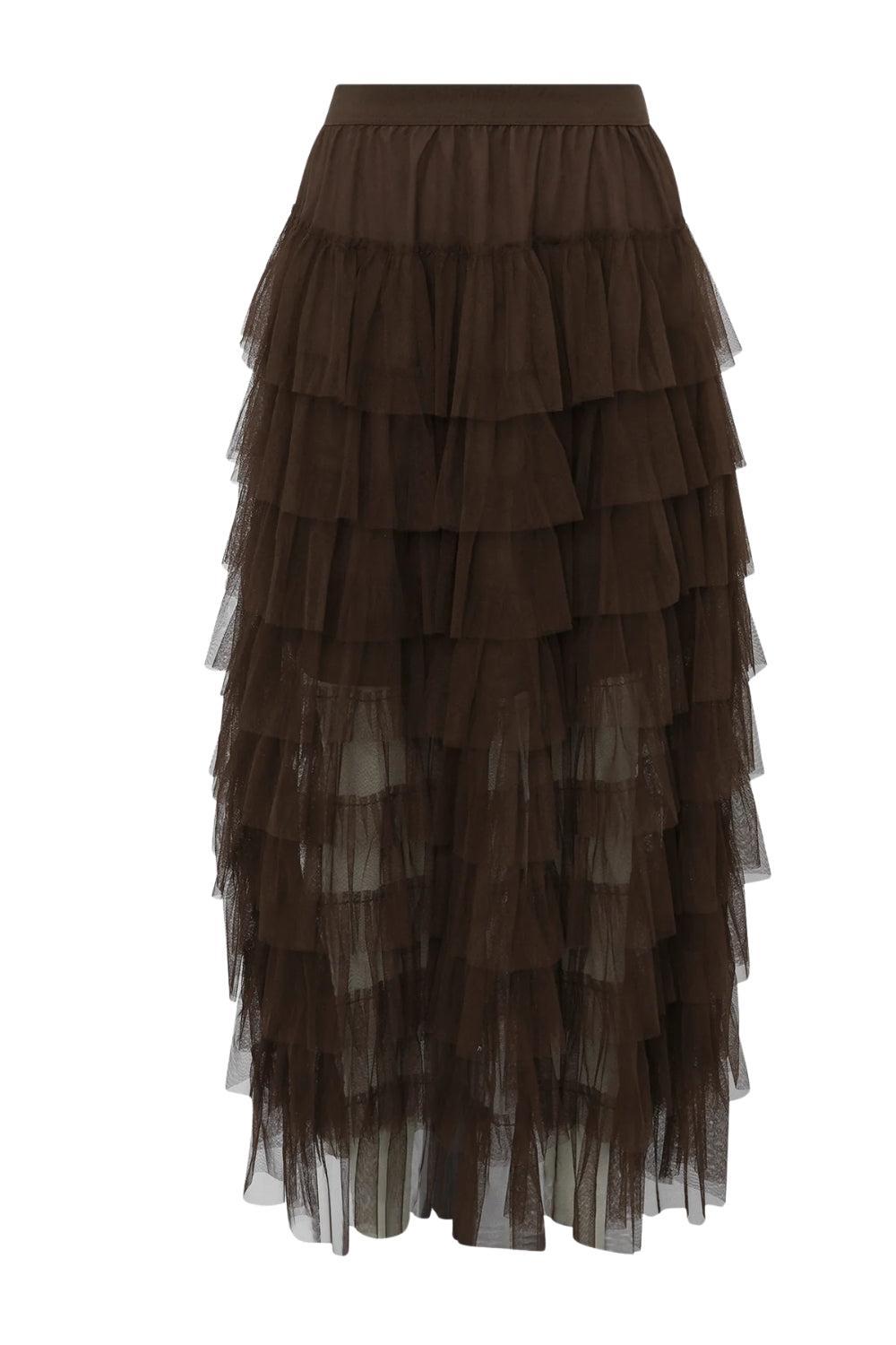 Miranda Skirt Dark Brown