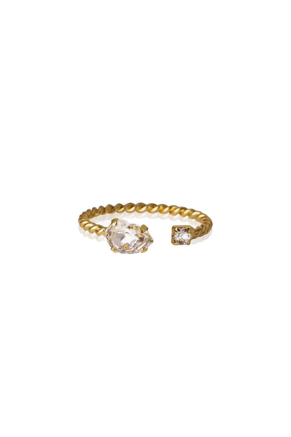 Nani Ring Gold Crystal
