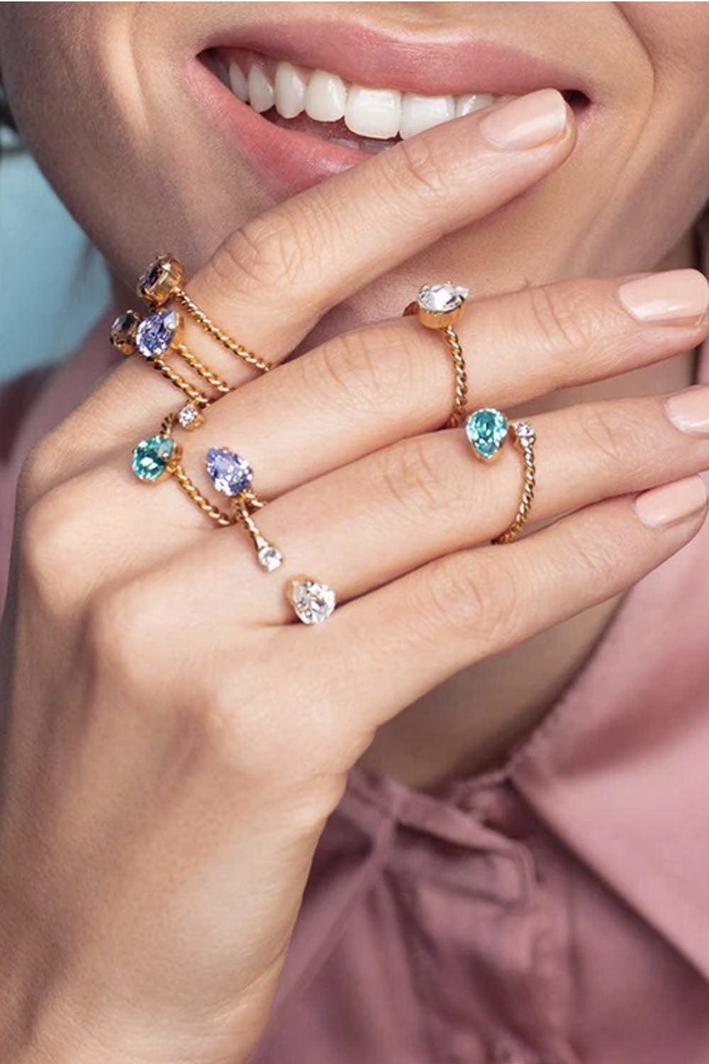 Nani Ring Gold Vintage Rose