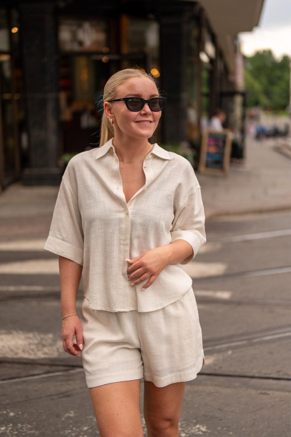 Nemi SS Shirt light sand