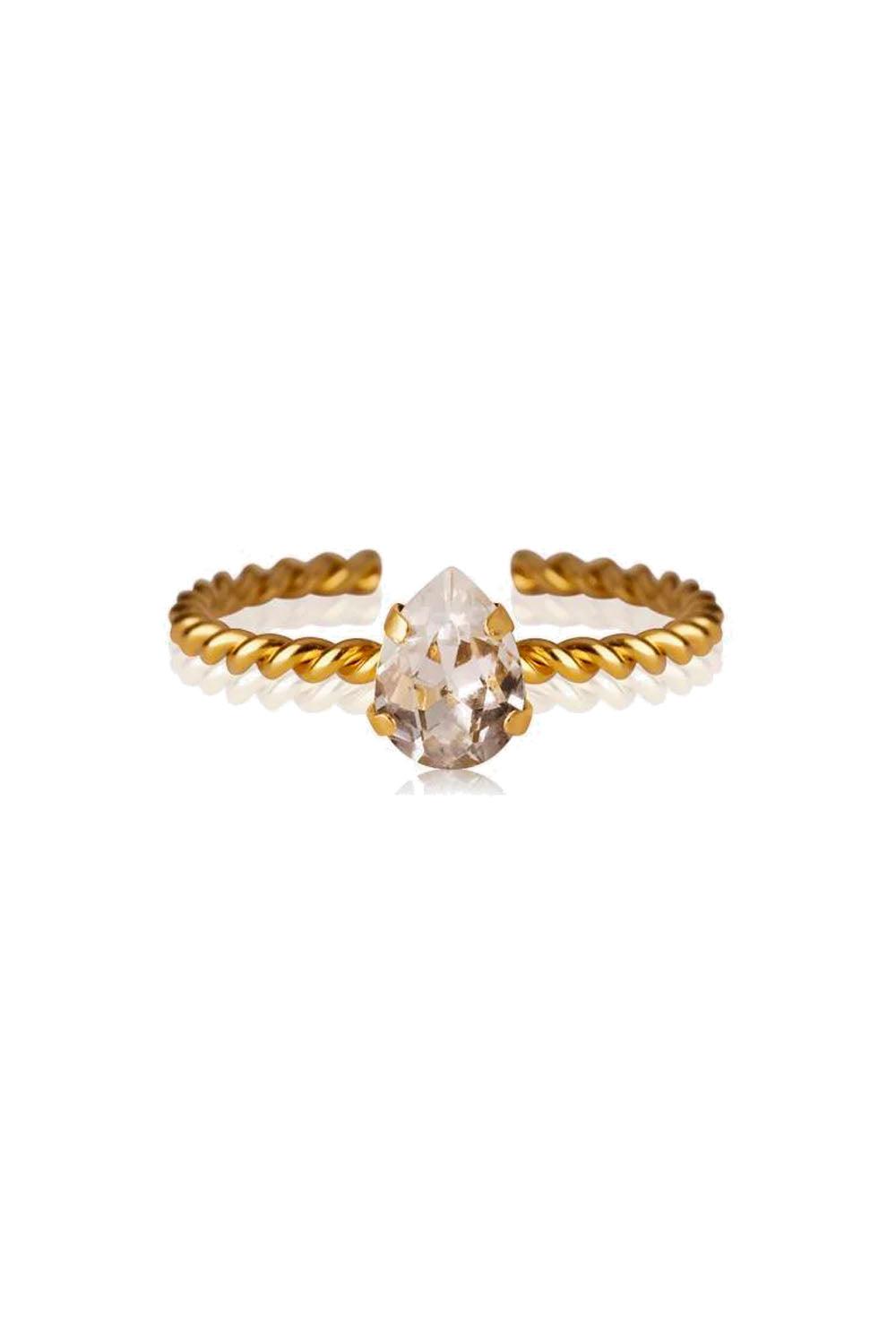 Niki Ring Gold Crystal