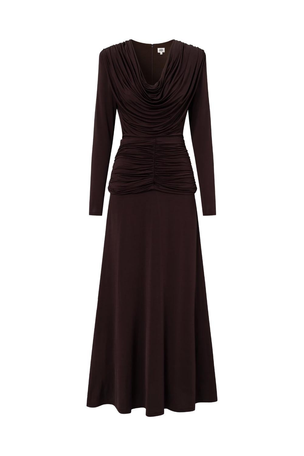 Novi Dress Chocolate Plum
