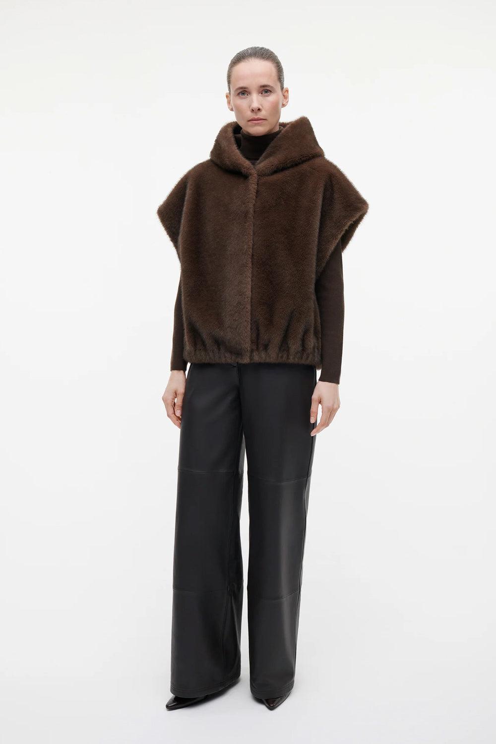 Olena Faux Mink Chocolate