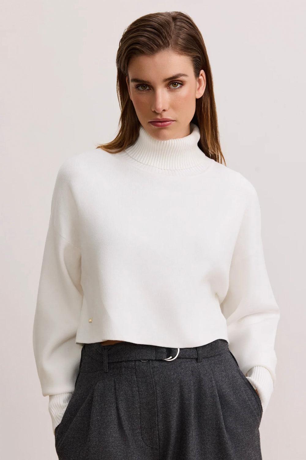 Olly cropped sweater Marshmellow