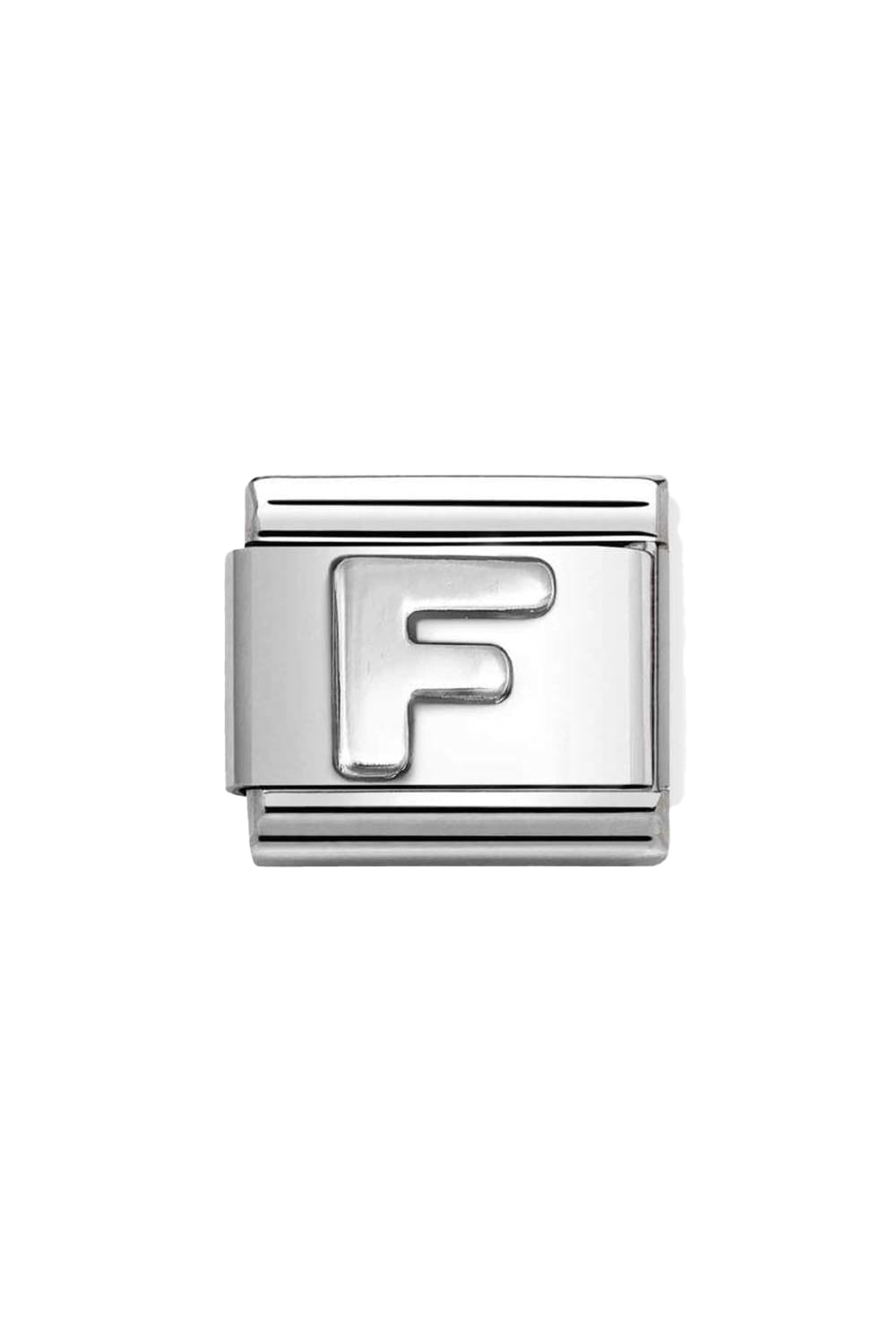 Oxidised Letters 925 sterling silver F