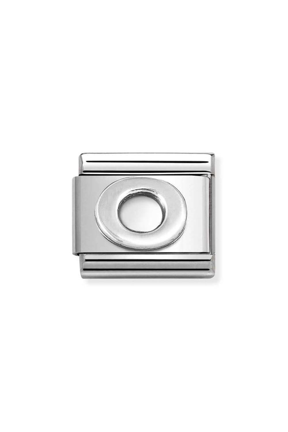 Oxidised Letters 925 sterling silver O