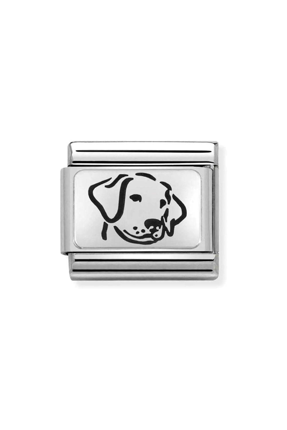 Oxidised Symbol 925 Silver Dog