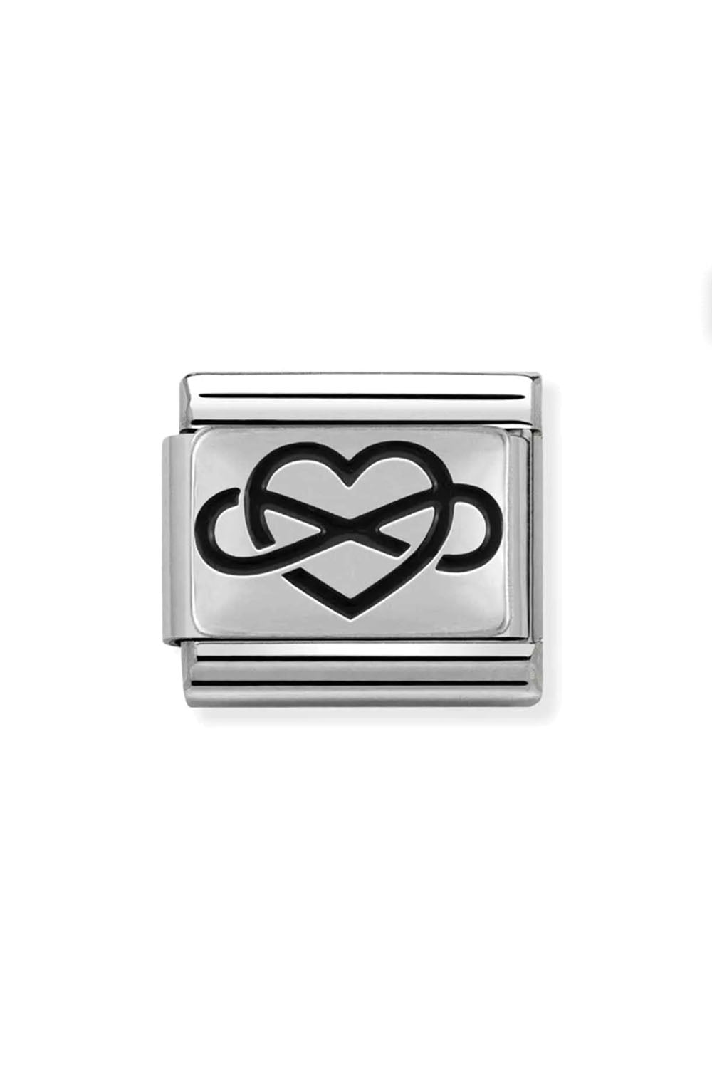 Oxidised Symbol 925 Sterling Infinity Heart