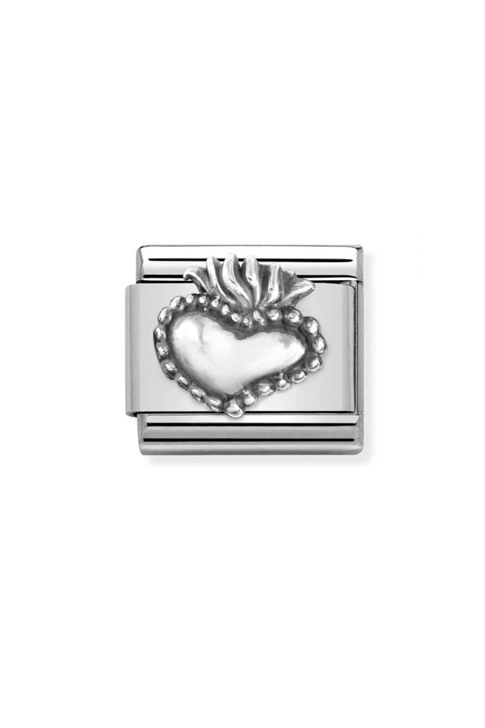 Oxidised Symbol 925 Sterling Sacred heart