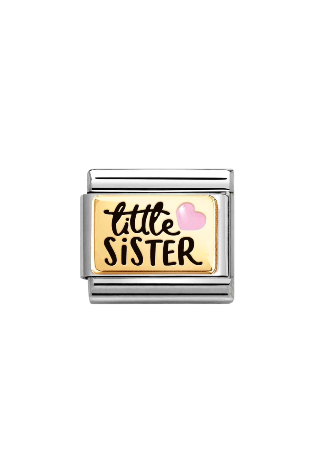 PLATES 18K Gold & Enamel little SISTER