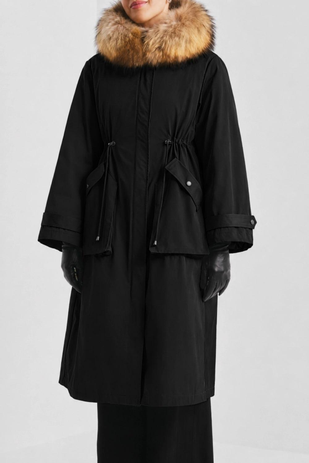 Padded Maxi Parka Black