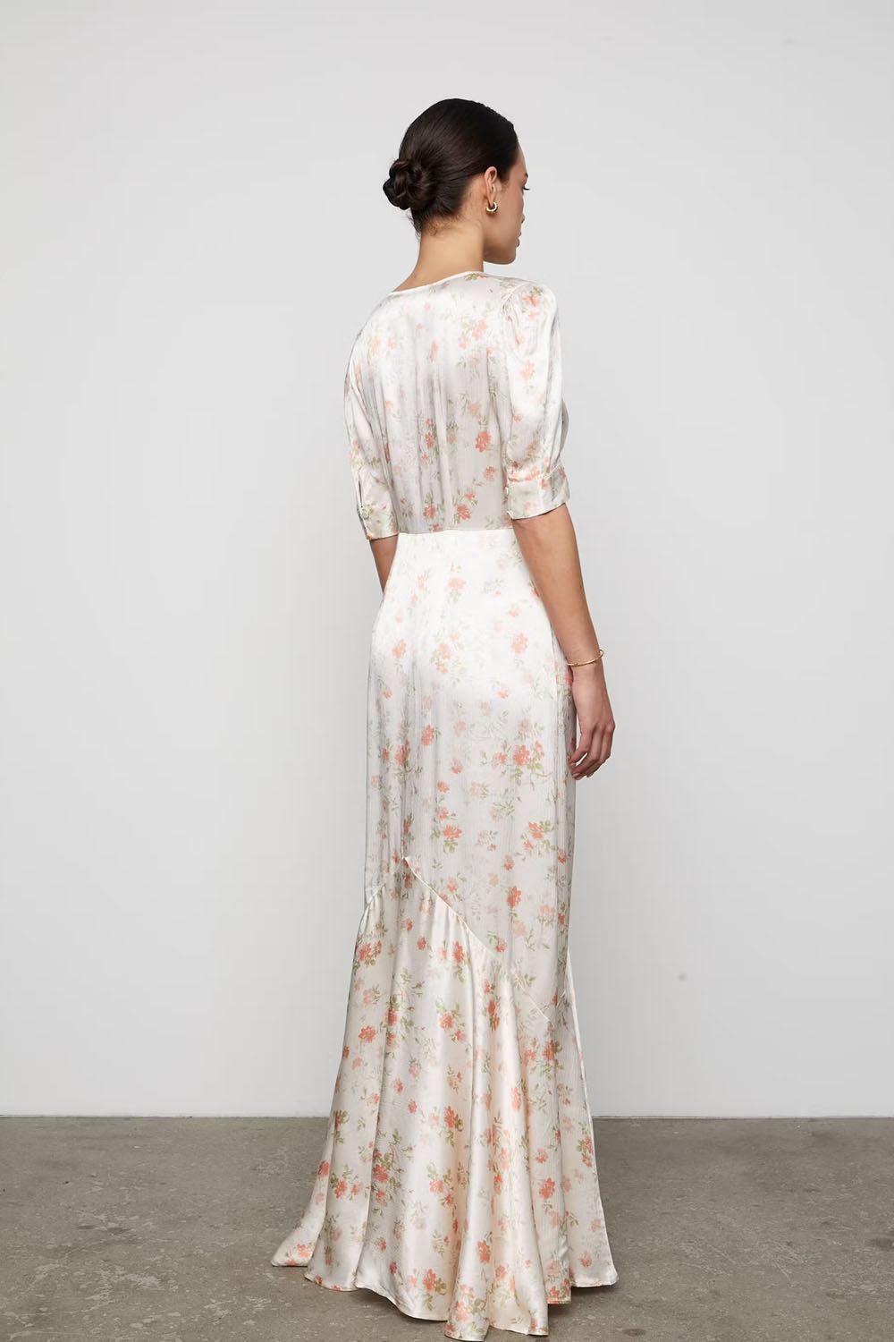 Paloma Dress Peachy Rose